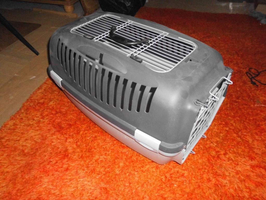 cage de transport + haut bac a litiere pour chat, Enlèvement