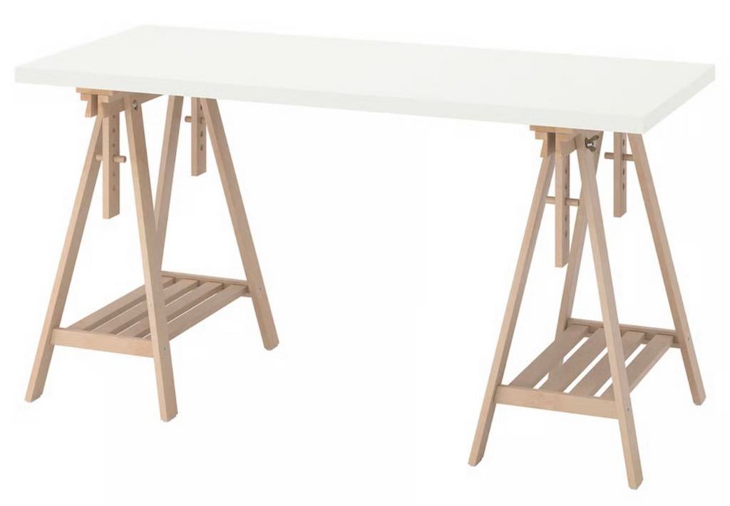 Table de bureau (IKEA LAGKAPTEN/MITTBACK), Maison & Meubles, Bureaux, Enlèvement, Comme neuf