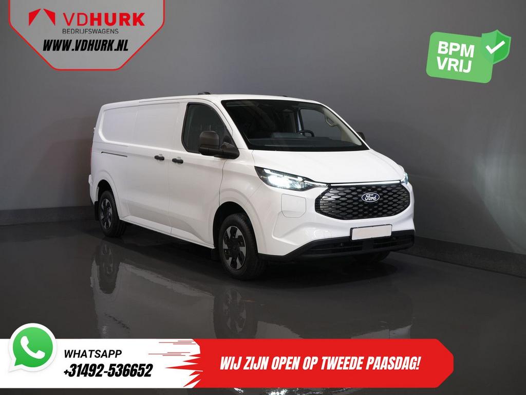 Ford E-Transit Custom Trend L2 65 kWh 330 km WLTP LED/ Snell, Automaat, Wit, Ford, Te koop