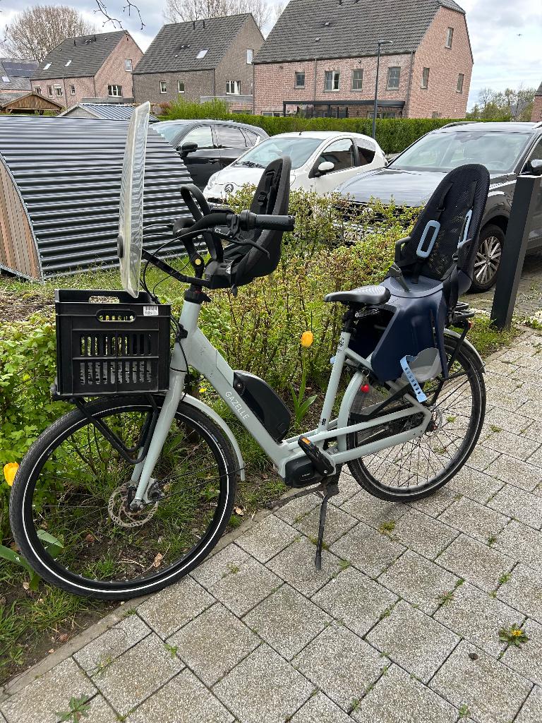 Fiets, Fietsen en Brommers, Ophalen, 2 zitjes, Gebruikt, Mandje