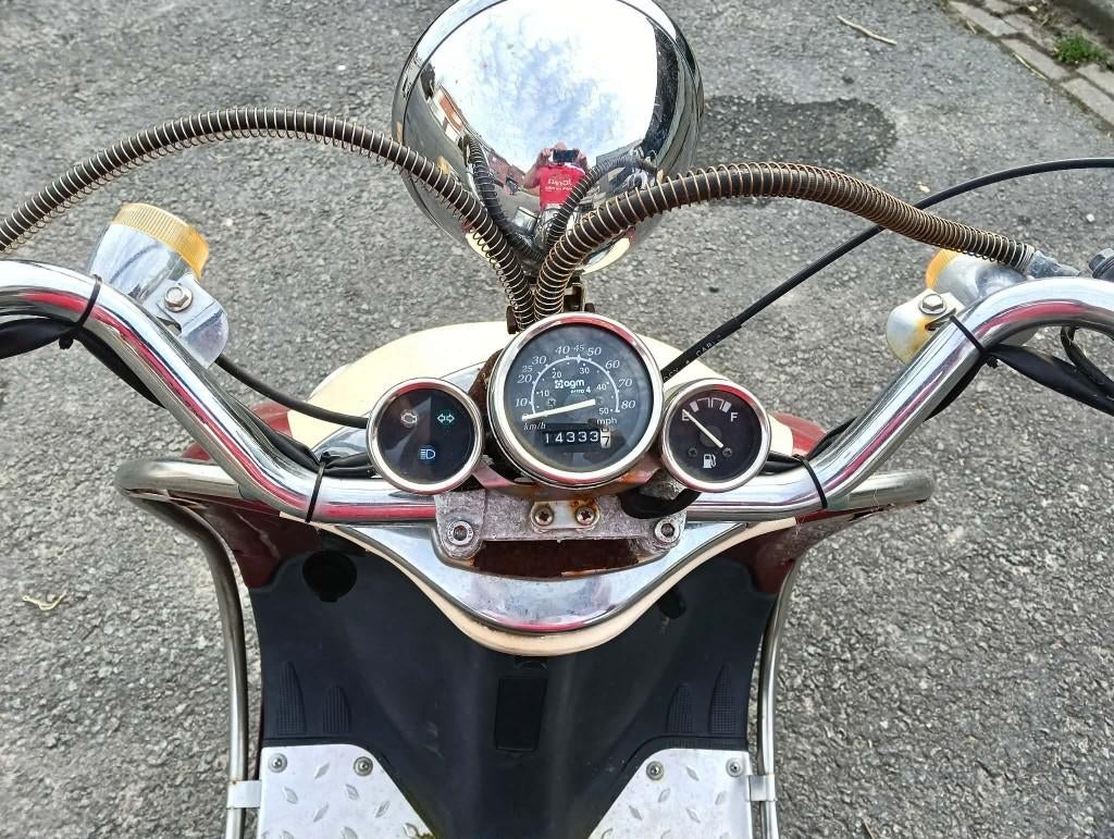 AGM Retro Pimpstyle plus, Fietsen en Brommers, Ophalen, Gebruikt, 0 versnellingen, Klasse B (45 km/u)