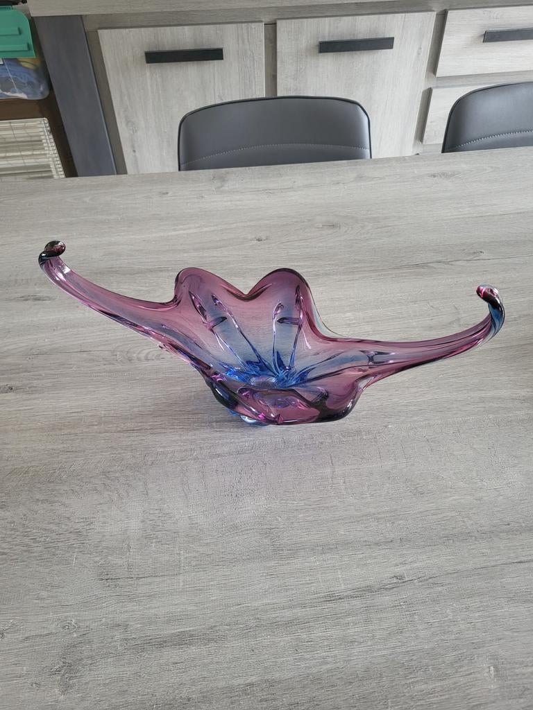 Groot murano schaal, Antiek en Kunst, Antiek | Glaswerk en Kristal, Ophalen