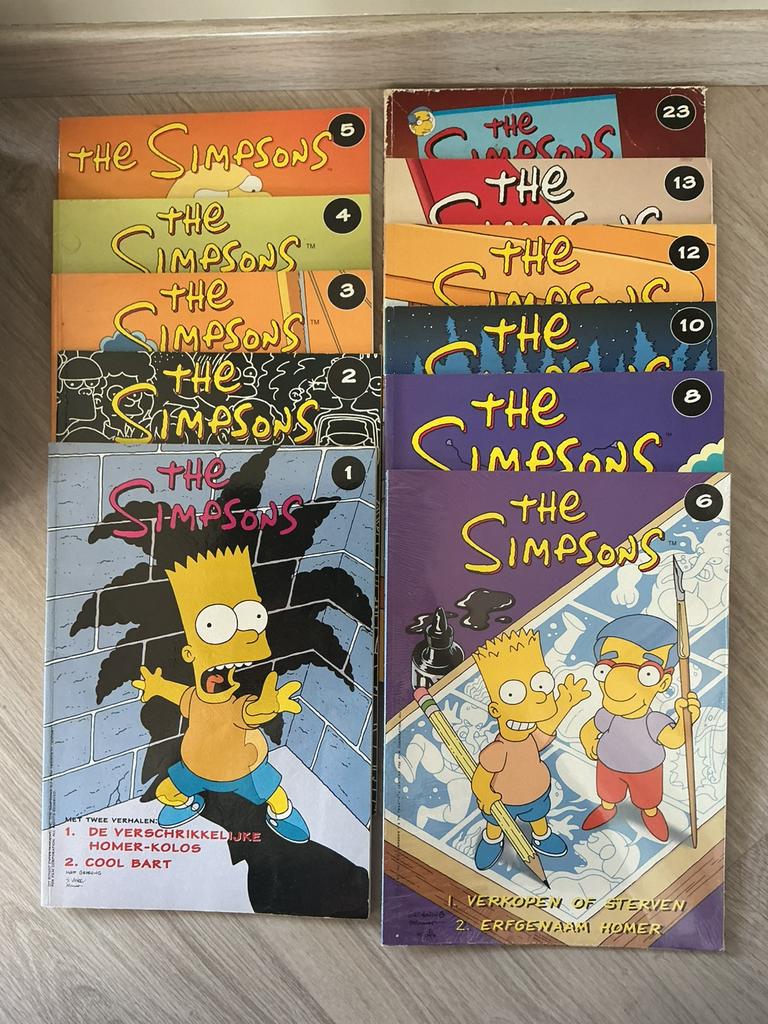 Strips The Simpsons, Boeken, Stripverhalen, Gelezen, Ophalen