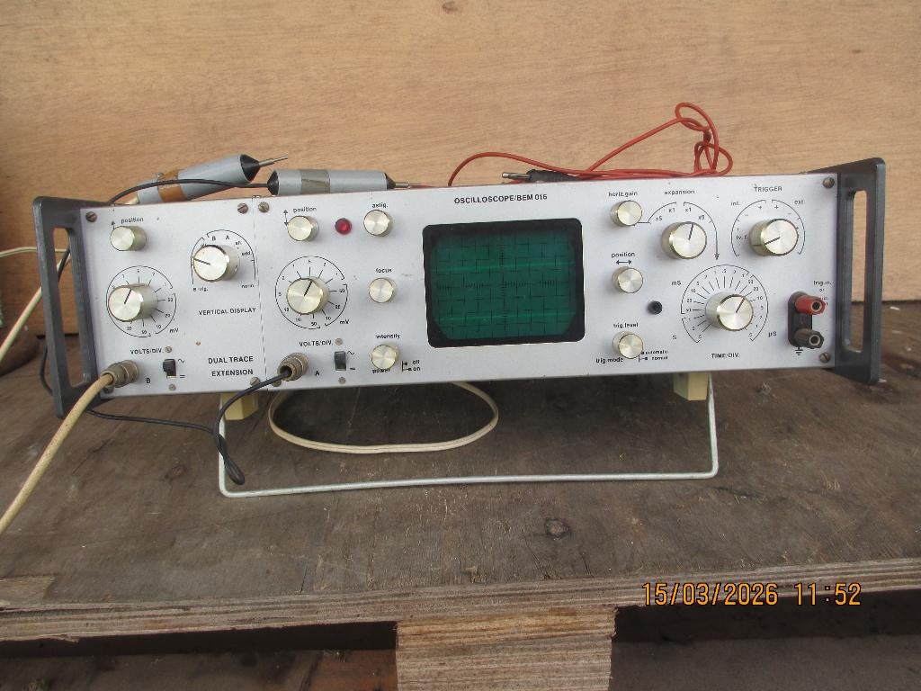 Opruiming vintage oscilloscoop MBLE BEM016, Ophalen, Gebruikt