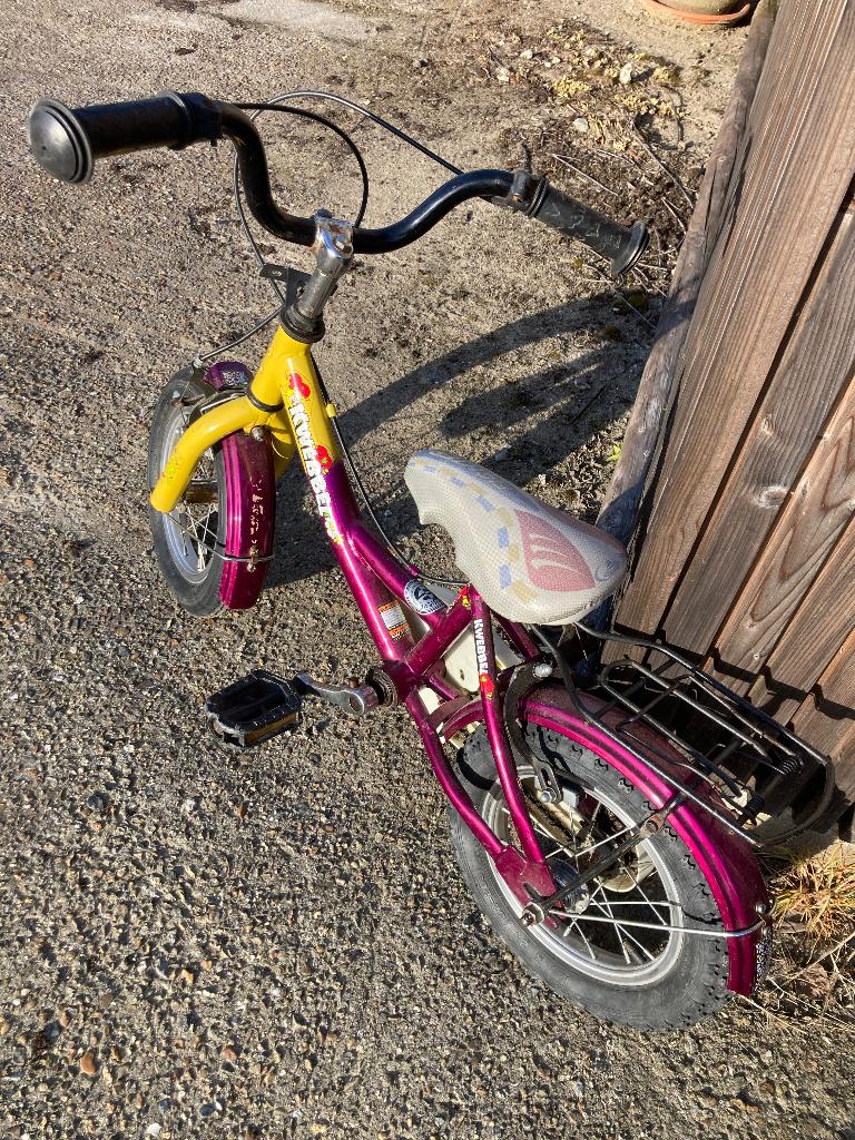 Kleuterfiets, Ophalen, Gebruikt