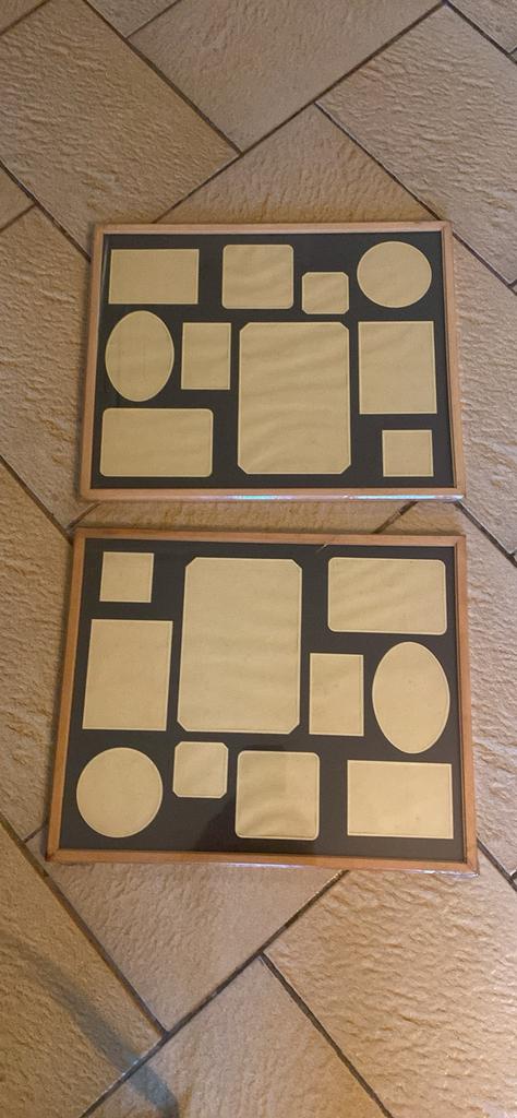 Lot de 2 cadres photo pêle-mêle 30x37 cm, Ophalen, Zo goed als nieuw