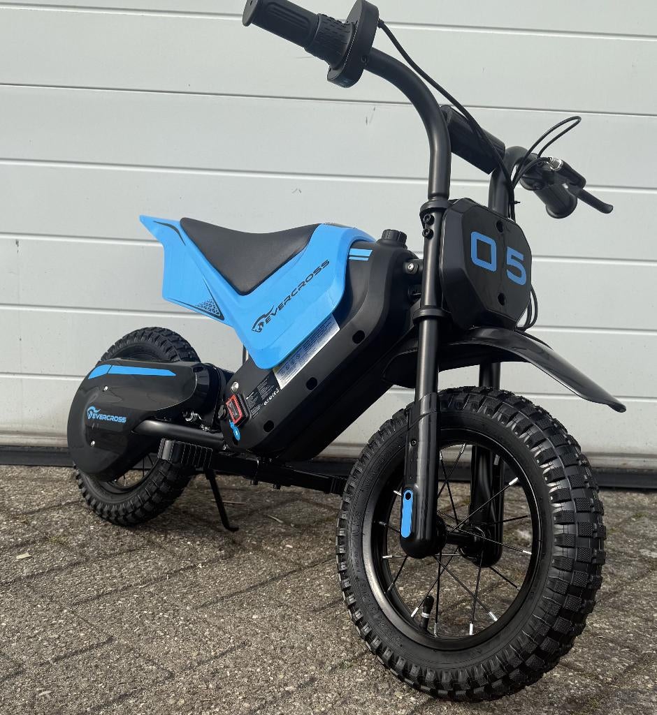 Evercross 24v 250w elektrische crossmotor blauw NIEUW, Kinderen en Baby's, Speelgoed | Buiten | Voertuigen en Loopfietsen, Ophalen of Verzenden