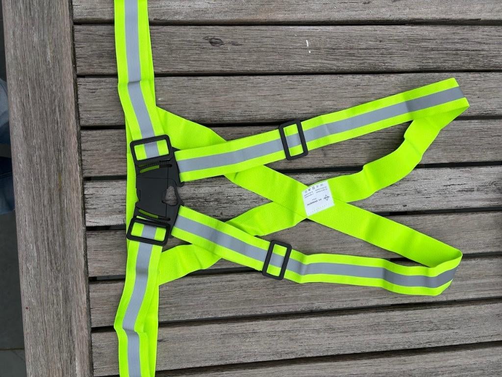 Nieuwe reflecterende gordel, Fietsen en Brommers, Fietsaccessoires | Fietskleding, Ophalen, Nieuw, Kinderen, Bovenkleding