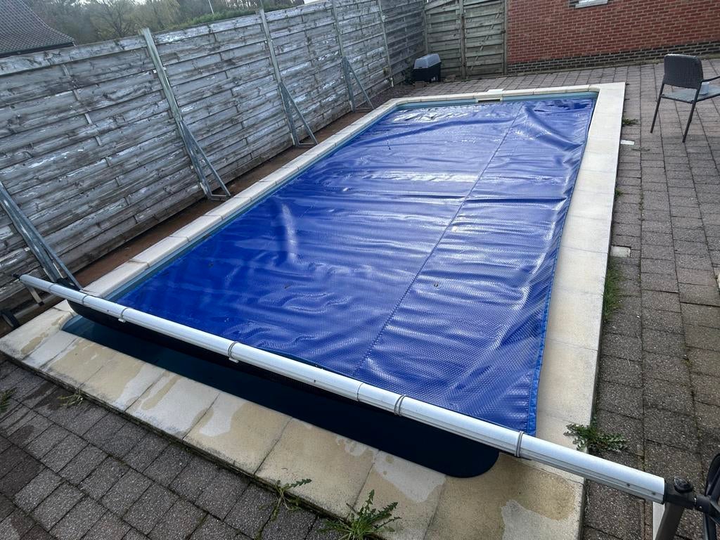 Noppen folie zwembad, Tuin en Terras, Ophalen, Zo goed als nieuw, Afdekzeil