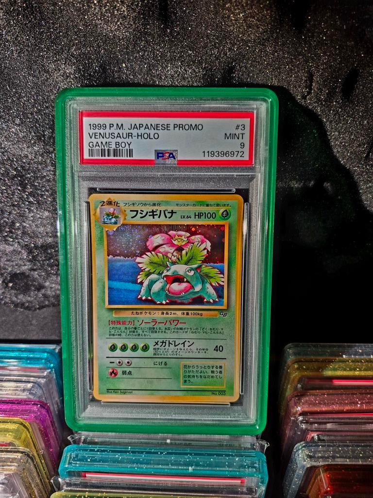 Pokemon venusaur holo game boy promo japanese PSA 9 mint, Hobby en Vrije tijd, Verzamelkaartspellen | Pokémon, Ophalen
