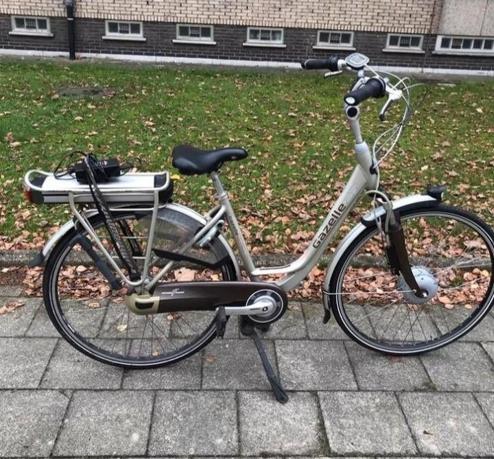 Elektrische fiets Gazelle-slechts 400km, Ophalen, Zo goed als nieuw, 51 tot 55 cm, 50 km per accu of meer