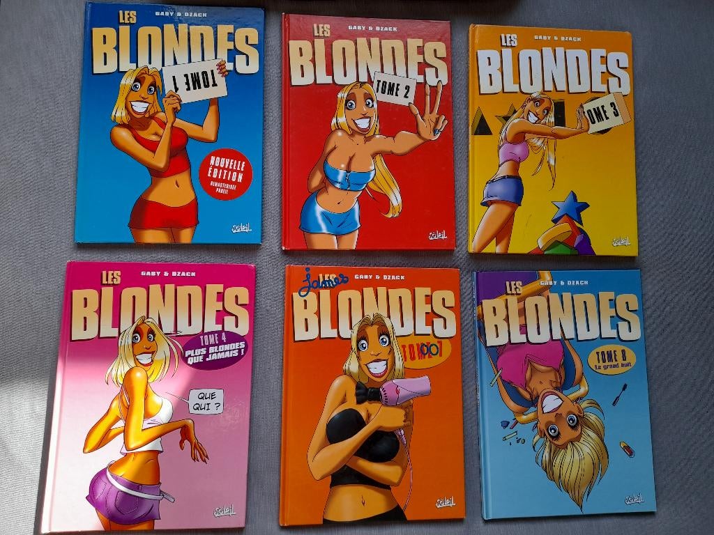 Bande dessinée les blondes collection, Boeken, Stripverhalen, Zo goed als nieuw, Meerdere stripboeken, Ophalen of Verzenden