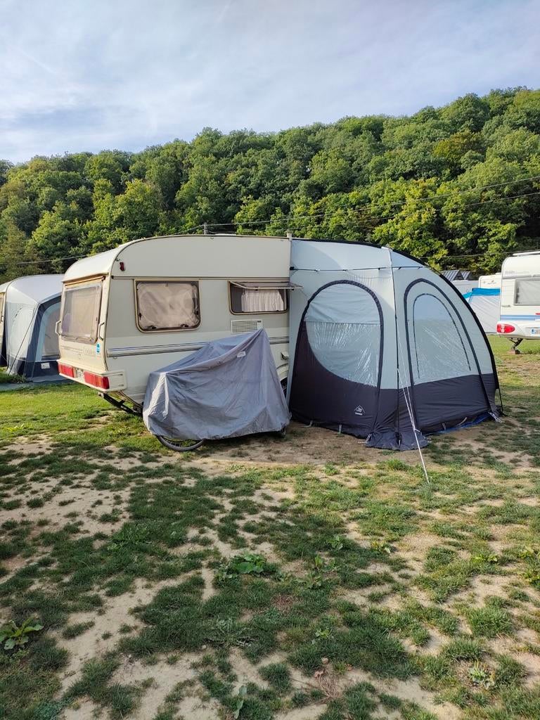 Tabbert Comtesse 450, Caravans en Kamperen, Caravans, Vast bed, Particulier, Tabbert, Reservewiel