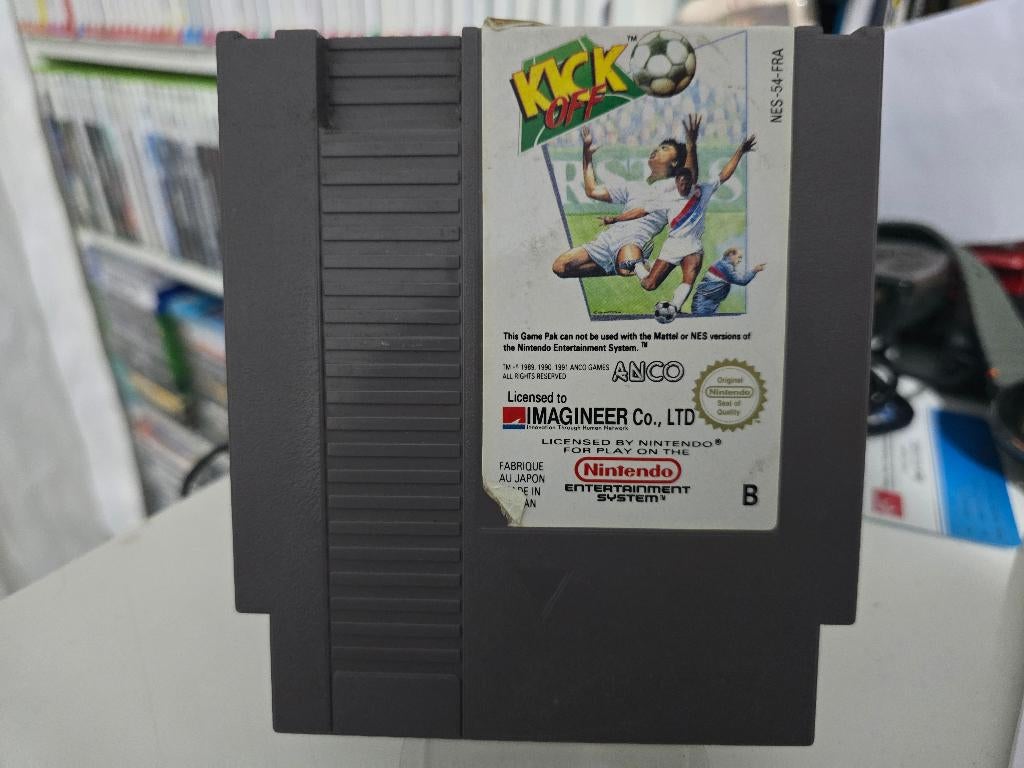 Kick Off Nintendo Nes, Gebruikt, 2 spelers, Ophalen of Verzenden, Vanaf 3 jaar