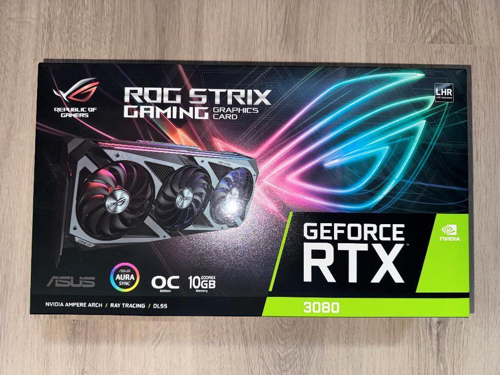 Asus ROG Strix RTX3080 OC, Informatique & Logiciels, Cartes vidéo, GDDR6, Comme neuf, Enlèvement, HDMI