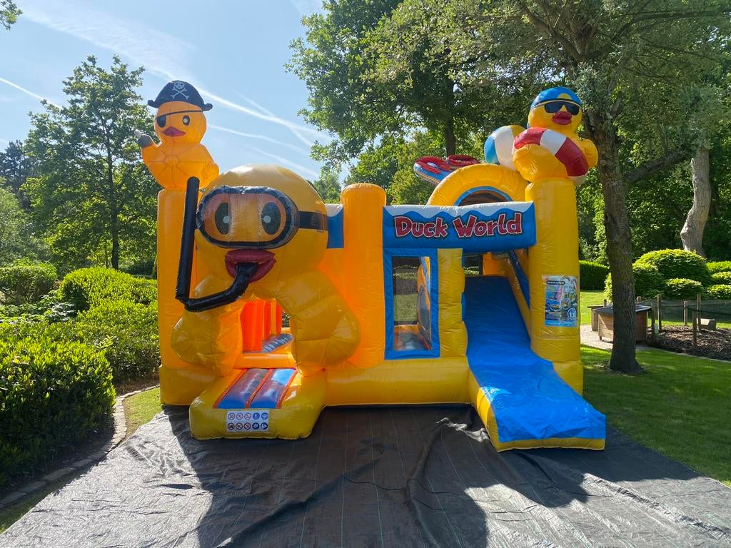 Springkasteel Duck World te huur, Hobby & Loisirs créatifs, Enlèvement ou Envoi, Comme neuf