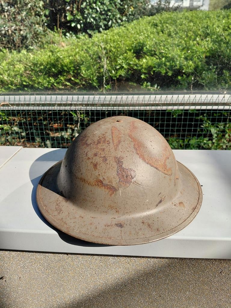 Engelse helm., Verzamelen, Ophalen of Verzenden