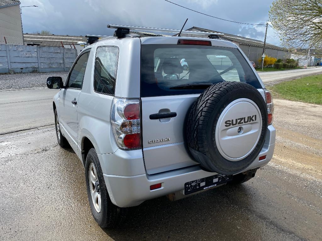 Suzuki Grand Vitara 1.6i JX Airco 75.000km, Autos, Argent ou Gris, 4 portes, Entreprise, Noir