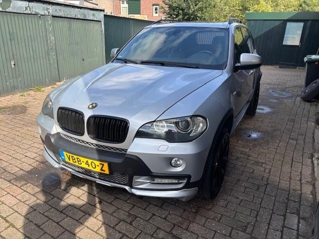 Mooie BMW X5 2007 Grijs kenteken..motor stuk, Achat, X5, Diesel, Particulier