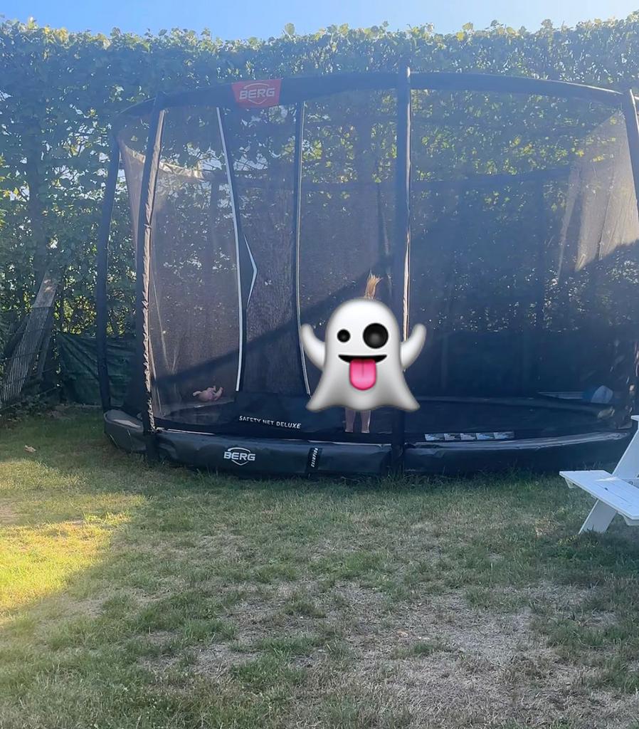 Safety NET Deluxe Berg Champion 380, Kinderen en Baby's, Speelgoed | Buiten | Trampolines, Ophalen, Zo goed als nieuw