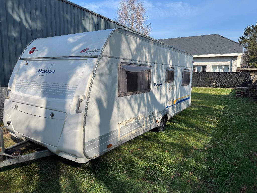 Caravan Burstner 510TS, Caravans en Kamperen, Particulier, Ringverwarming, Frans bed