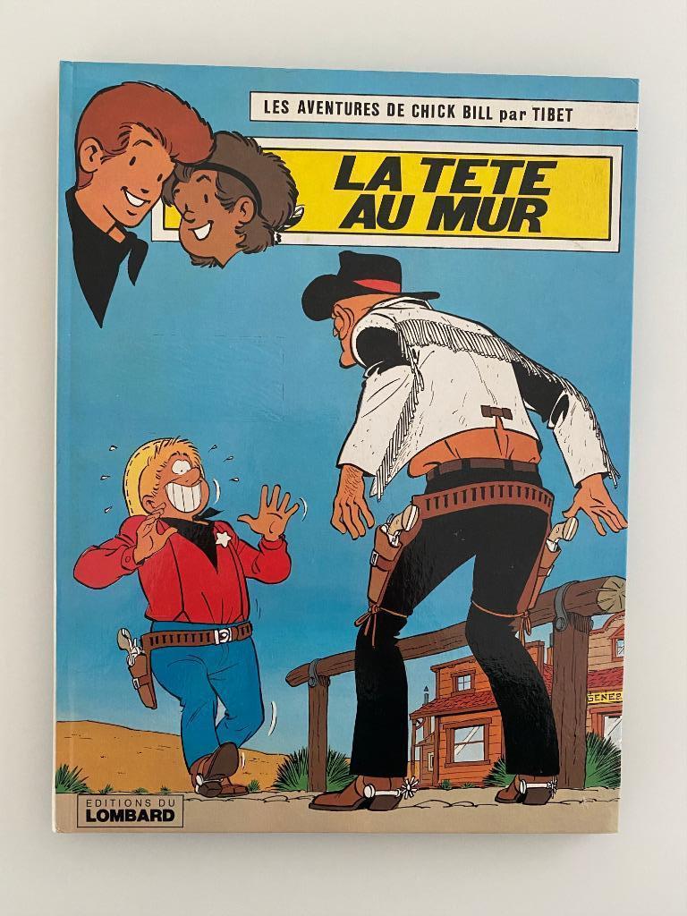 Tibet Chick Bill La tête au mur 1981 Premiere édit couleur, Tibet, Enlèvement ou Envoi, Une BD, Utilisé