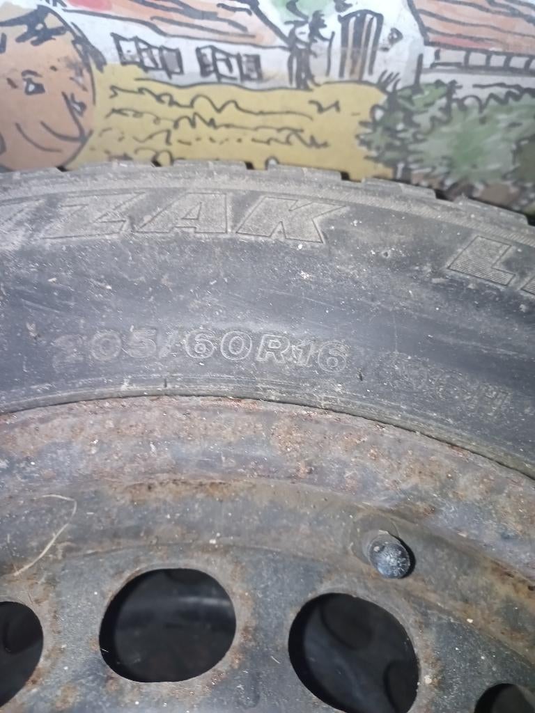 Jantes vw, Autos : Pièces & Accessoires, Pneus & Jantes, Pneus hiver, 16 pouces, Véhicule de tourisme, 205 mm