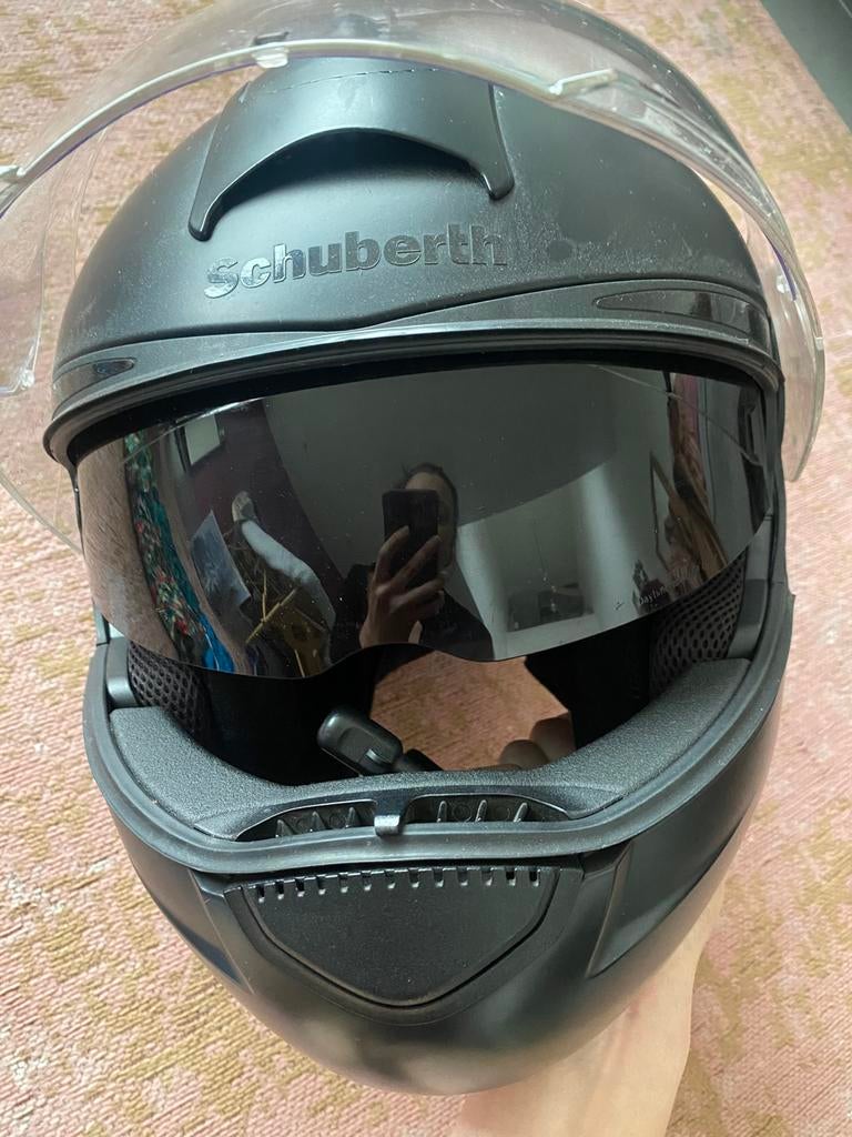Motorhelm van Schuberth model c3 maat 52/53, Motos, Autres marques, Seconde main, Enlèvement ou Envoi, Femmes
