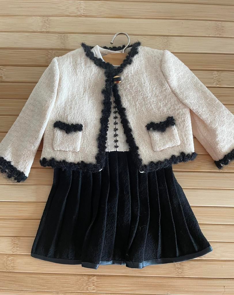 Vintage deux pieces ensemble voor (sier)pop., Kinderen en Baby's, Speelgoed | Poppen, Zo goed als nieuw, Ophalen