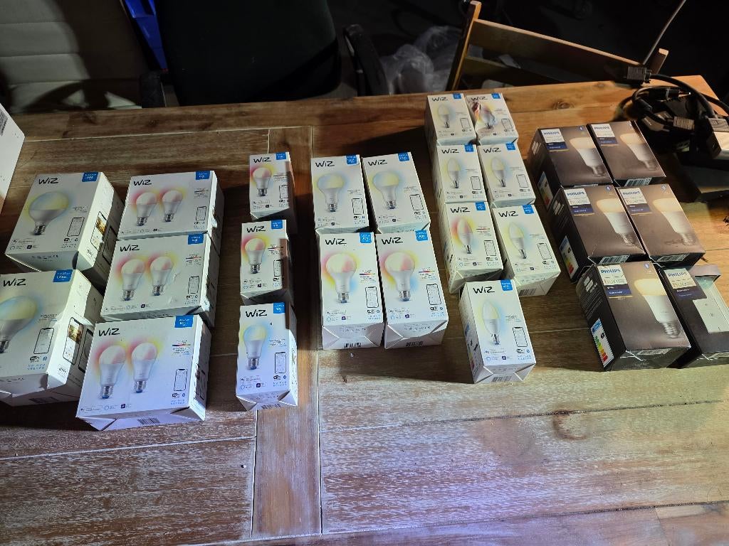 Wiz color en hue lampen, Ophalen of Verzenden, Nieuw, E27 (groot)