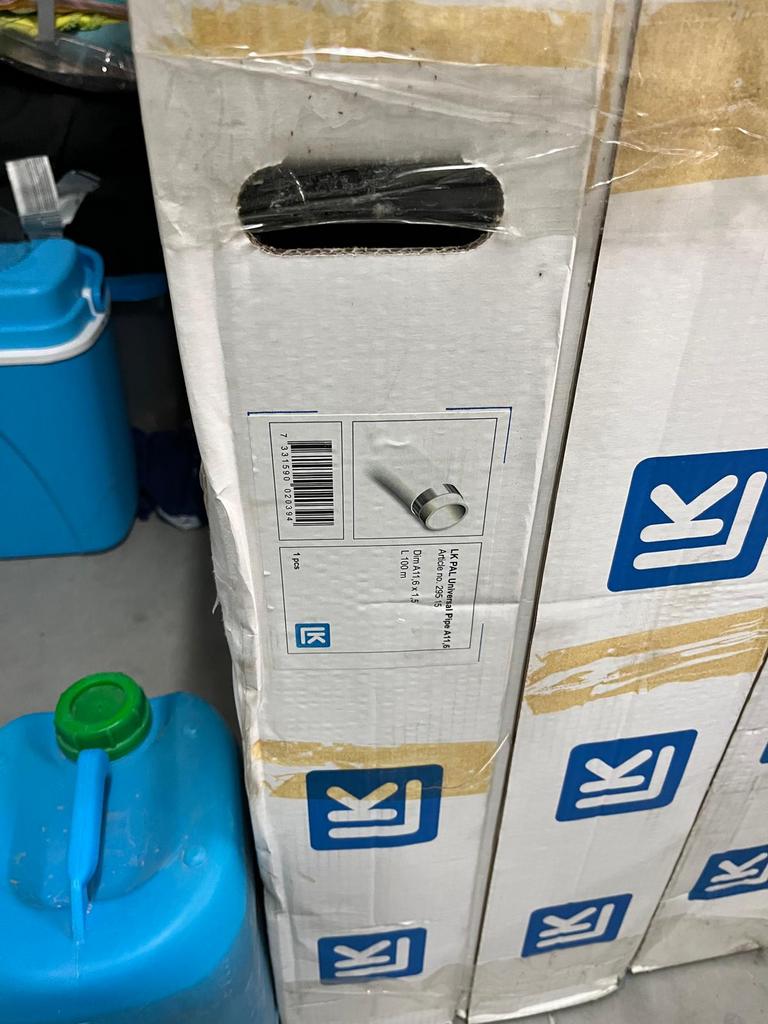 Vloerverwarming, Ophalen, Nieuw