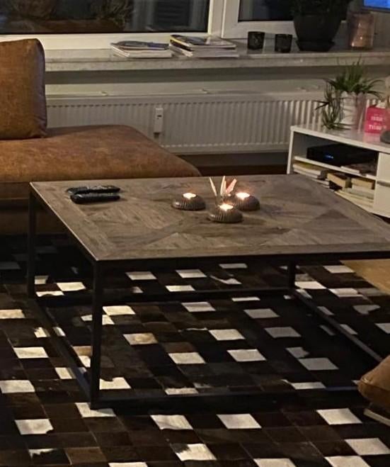 Vierkante salontafel Maison du Monde - 100 x 100 cm, Maison & Meubles, Tables | Tables de salon, Moins de 50 cm, Chêne, 50 à 100 cm