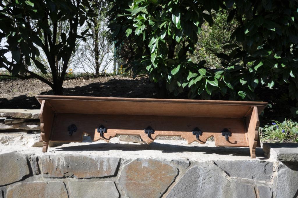 Archelle porte-manteau - 5 patères - En chêne - 116 x 24 x 2, Maison & Meubles, Enlèvement, Comme neuf