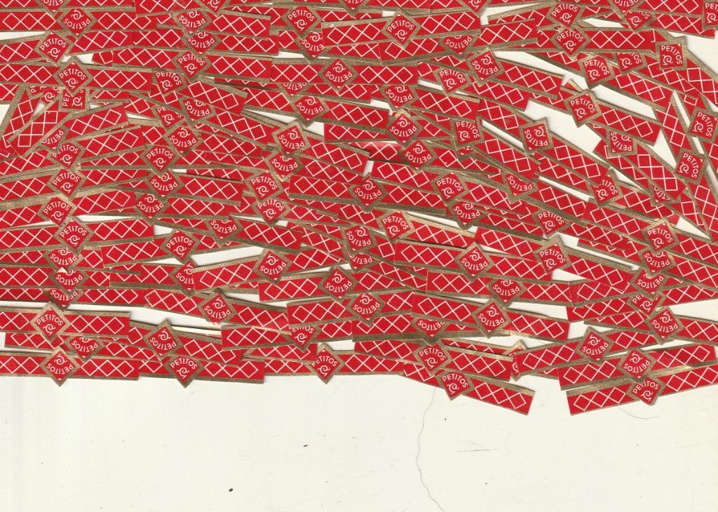 lot de 100 pièces d'anciens bracelets à cigares Petitos, voi, Envoi, Comme neuf, Bagues de cigare