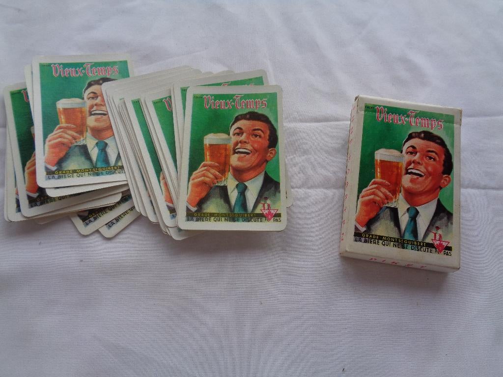 ancien jeux de cartes biere  vieux temps, Enlèvement ou Envoi