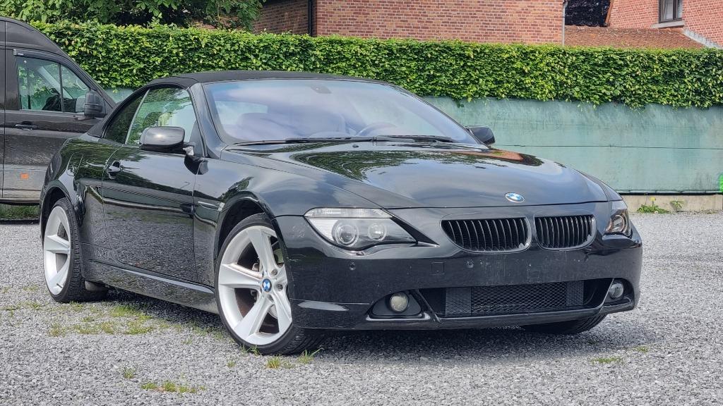 BMW 630 - Cabrio-3,0 Benz-2005, Auto's, BMW, Automaat, Cabriolet, Leder, Bedrijf
