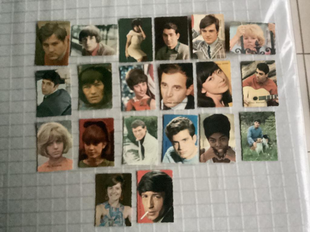 20 Chromos prenten vedetten SUZY WAFELS, Verzamelen, Ophalen of Verzenden, Gebruikt, Foto