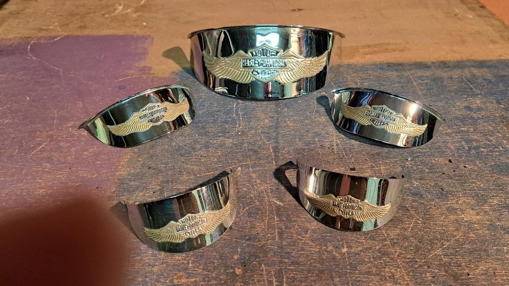 Setje eaglewing visors voor touring van 97 - 08, Motoren, Onderdelen | Harley-Davidson, Ophalen of Verzenden