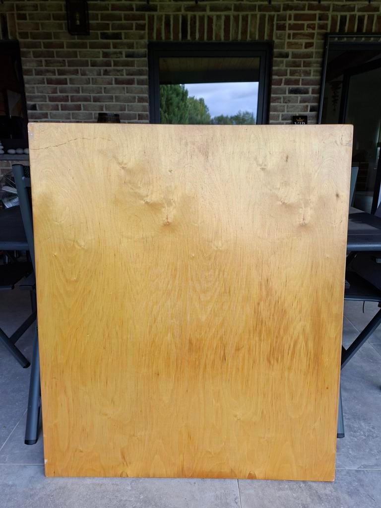 ⚠️⚠️ Rallonge 120x102 Table Ronde diam 100 lire descriptif, Enlèvement ou Envoi, Utilisé, Carré