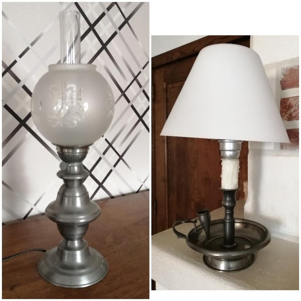 Lampes Tinne ❤️, Enlèvement, Comme neuf, Verre