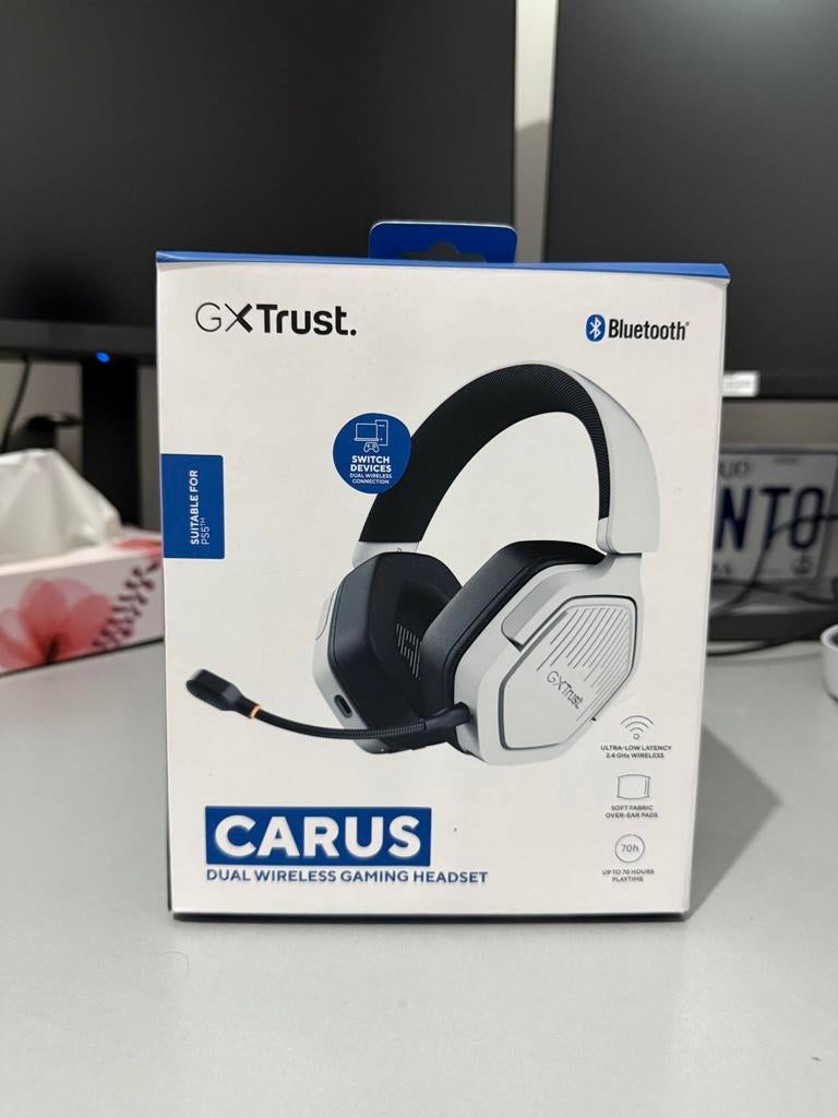 GX Trust Carus Dual Wireless Gaming Headset, Ophalen, Zo goed als nieuw