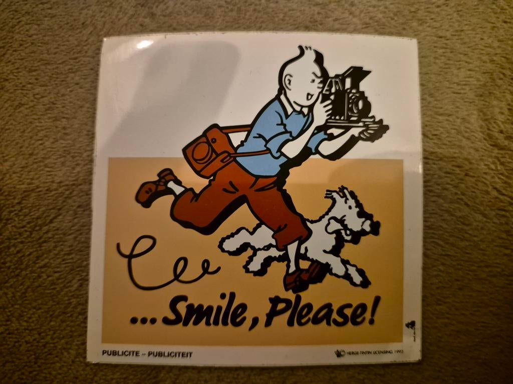 Sticker kuifje tintin Bobby, Verzamelen, Ophalen of Verzenden, Kuifje