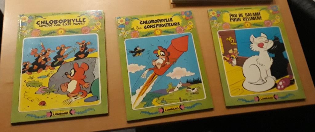 Chlorophylle "série verte"(Macherot), lot tomes 1 à 3 EO, Livres, BD, Enlèvement ou Envoi