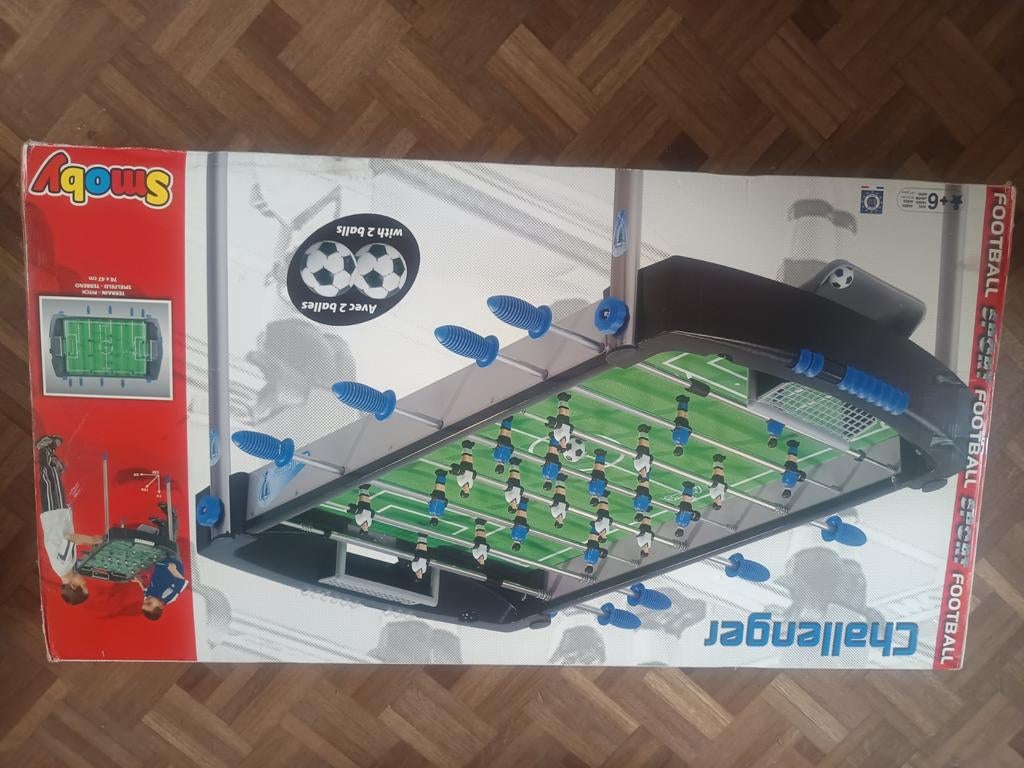 Table de foot football billard come neuf complet Smoby, Enlèvement ou Envoi, Comme neuf