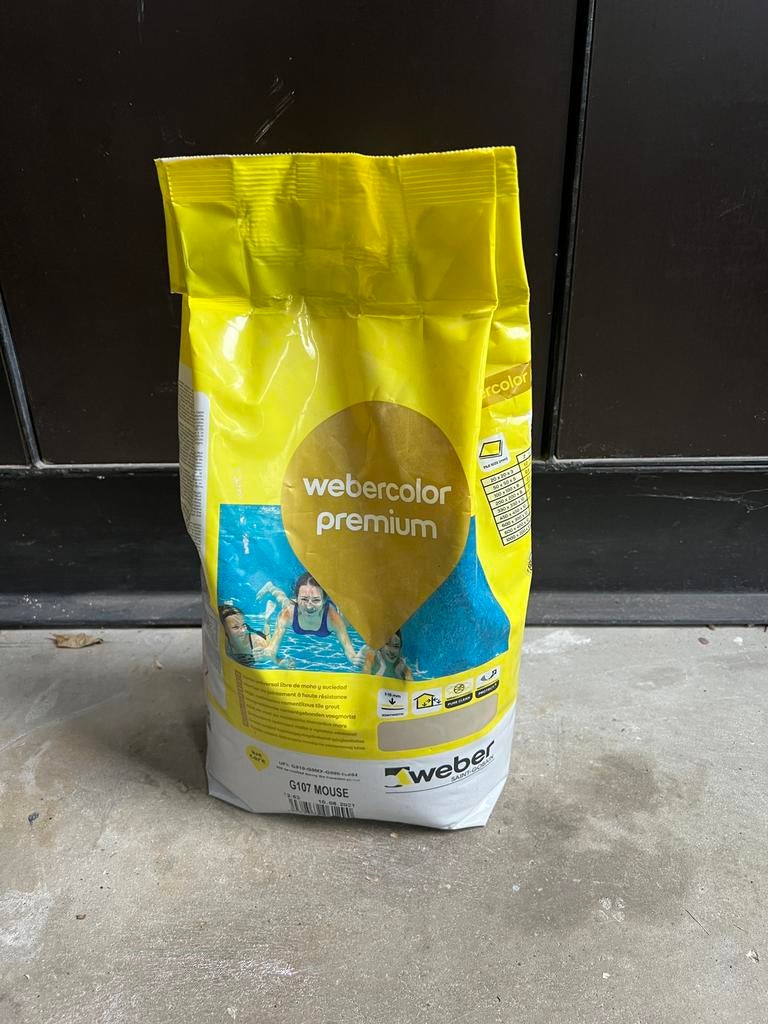 Weber joint carrelages, Bricolage & Construction, Enlèvement, Autres matériaux