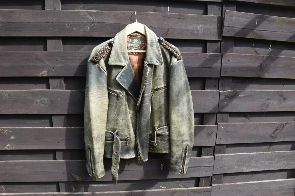 veste moto brune cuir sablé dame, Enlèvement, Neuf, sans ticket, Manteau | cuir