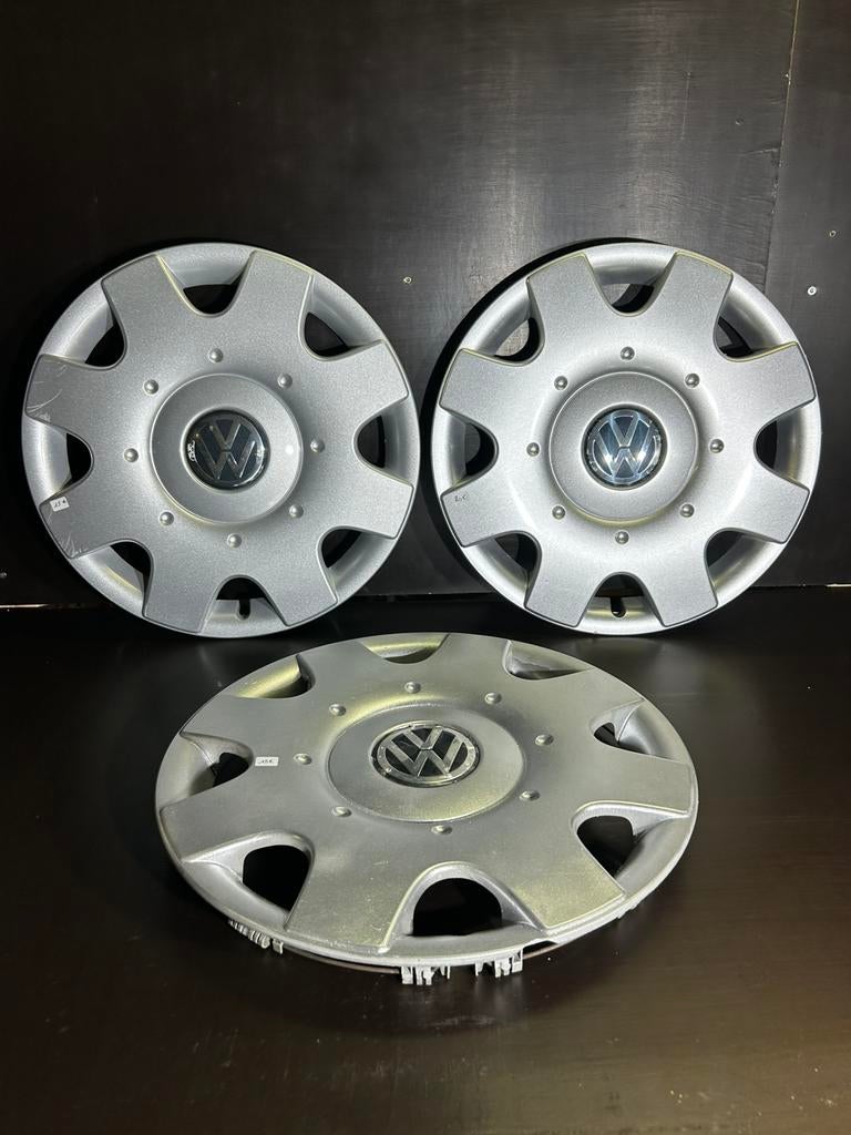 3 enjoliveurs vw caddy passat touran golf 6,7,8 16", Enlèvement ou Envoi, Utilisé