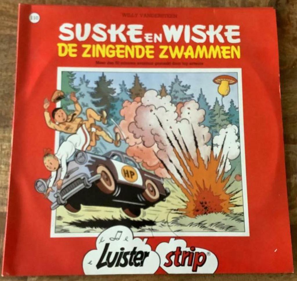 ♦️S&W 🗯 LP De zingende zwammen 🎶, Ophalen of Verzenden, Suske en Wiske, Zo goed als nieuw