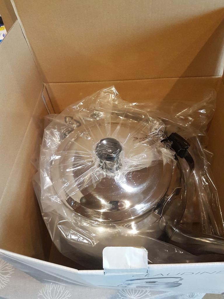 Bouilloire en acier inoxydable, Maison & Meubles, Enlèvement, Comme neuf