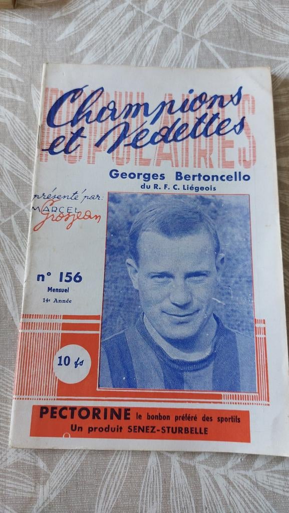 Champions et vedettes - Georges Bertoncello, Livres, Livres de sport, Enlèvement ou Envoi